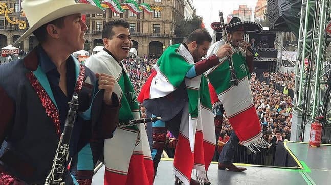 Los Recoditos también estuvieron en el Zócalo y sacaron sus mejores pintas mexicanas.