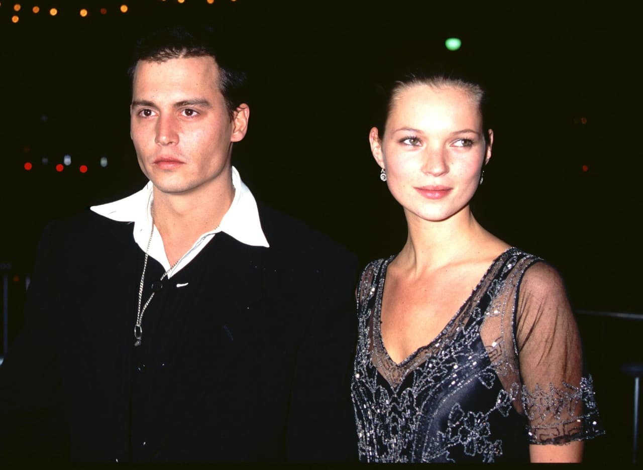 Johnny Depp y Kate Moss
