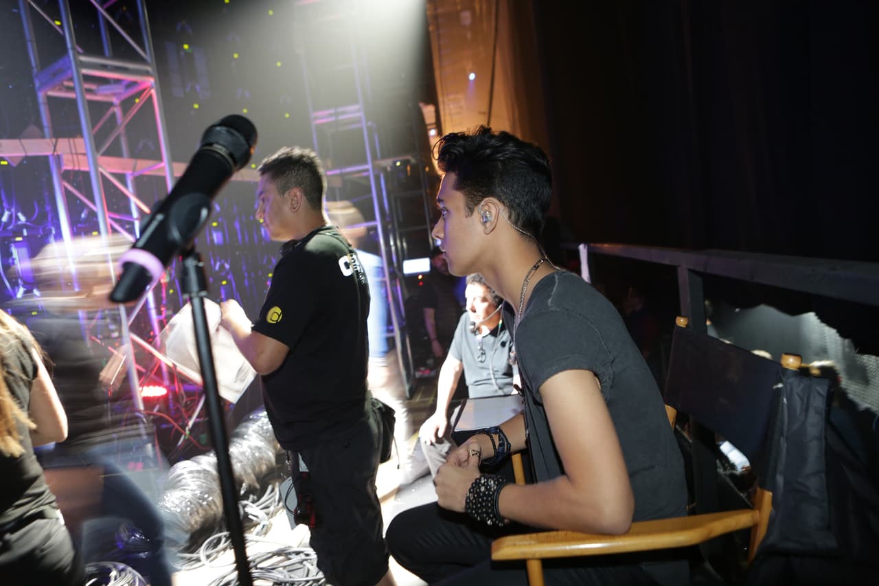 Una vez más te llevamos detrás de cámaras en La Banda. Esta vez desde el backstage del segundo en vivo.