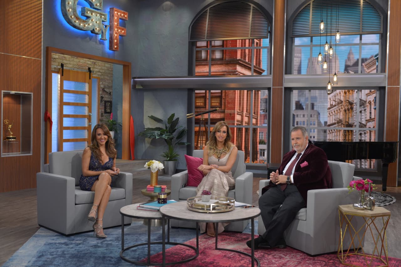 Lili y Raúl disfrutan de su nuevo set junto a todo el equipo del Gordo y La Flaca