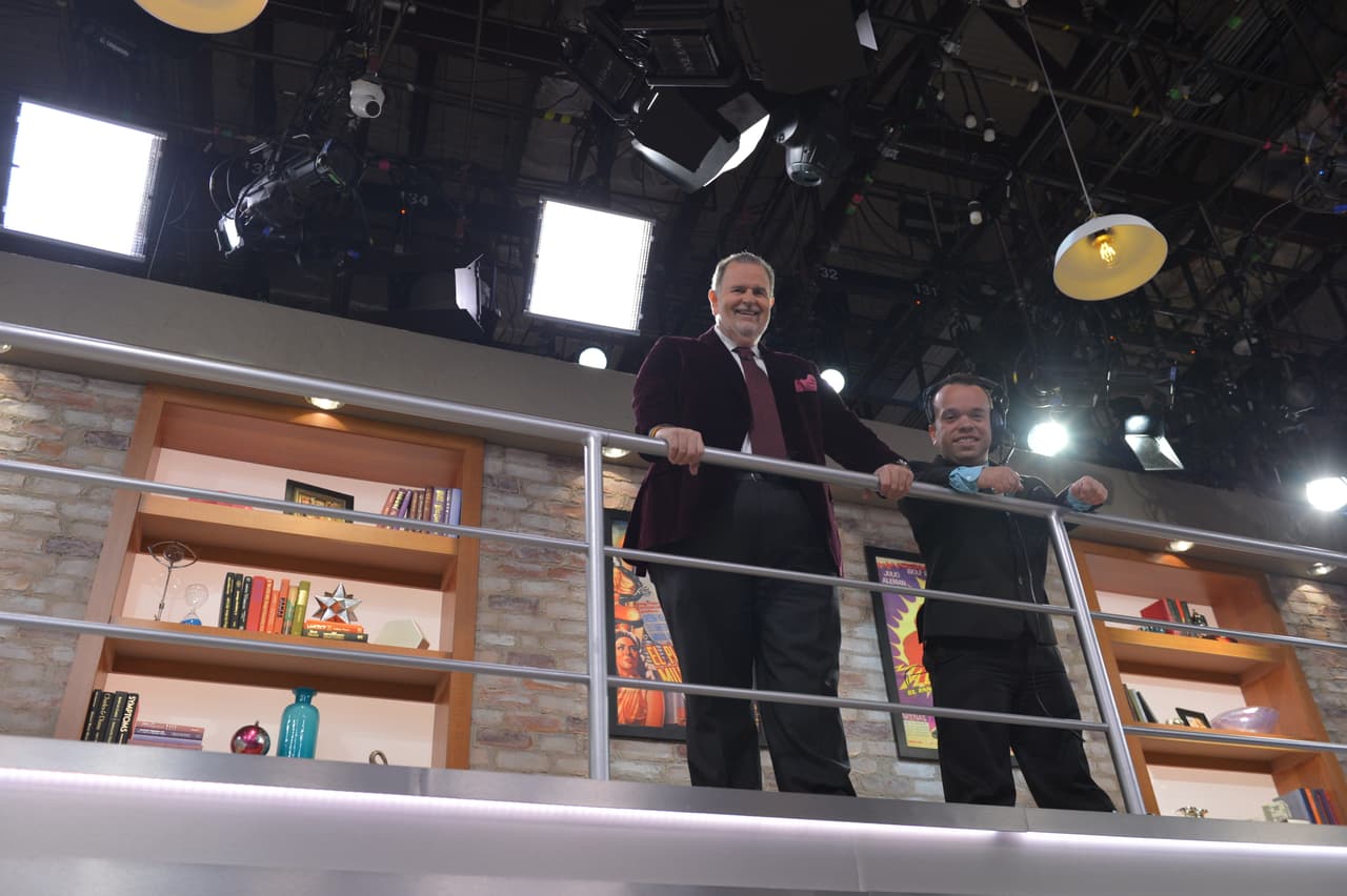 Lili y Raúl disfrutan de su nuevo set junto a todo el equipo del Gordo y La Flaca