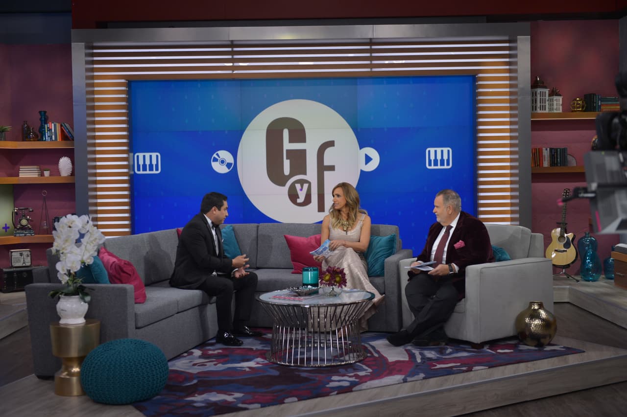 Lili y Raúl disfrutan de su nuevo set junto a todo el equipo del Gordo y La Flaca