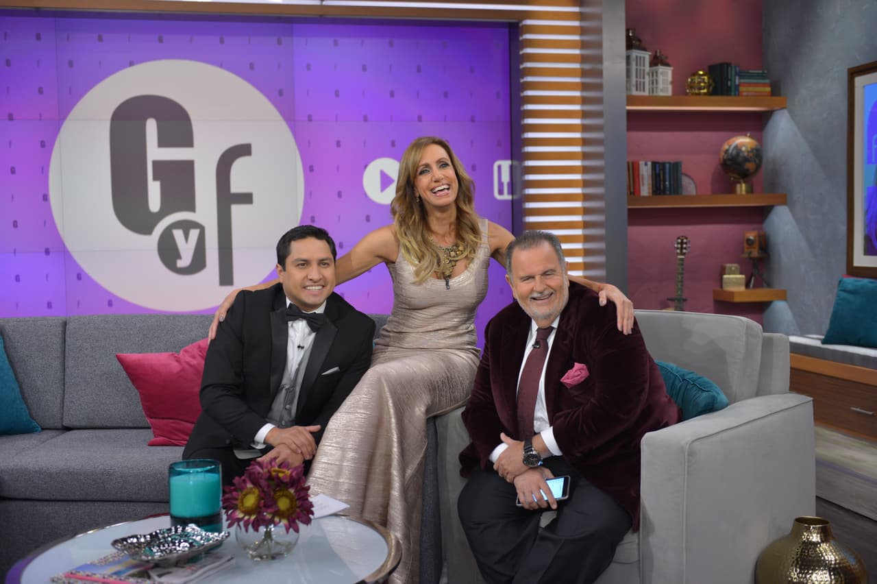 Lili y Raúl disfrutan de su nuevo set junto a todo el equipo del Gordo y La Flaca