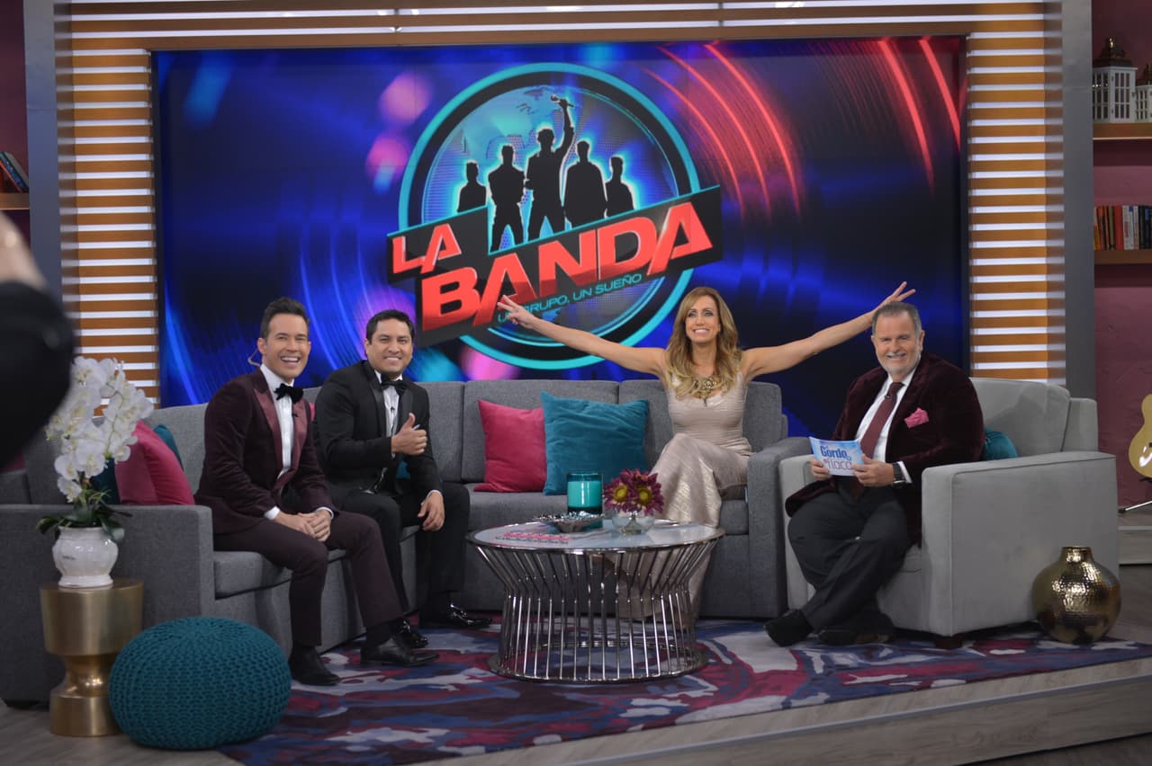 Lili y Raúl disfrutan de su nuevo set junto a todo el equipo del Gordo y La Flaca