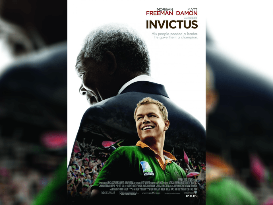 Invictus / Invicto | Cuenta la historia de Nelson Mandela, después de pasar 27 años en la cárcel, sube a la presidencia de Sudáfrica en tiempos de la abolición del apartheid y de cómo une a una nación en torno al deporte.