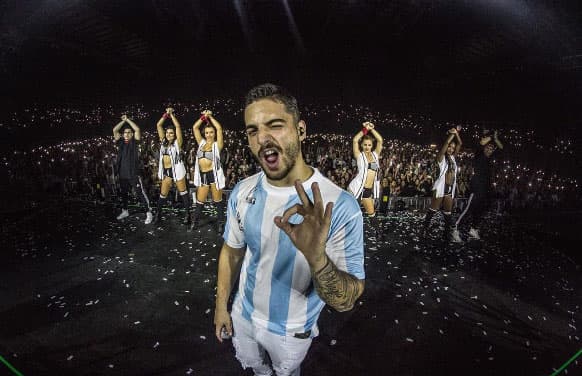 Maluma quedó muuuy satisfecho tras su concierto en Argentina.