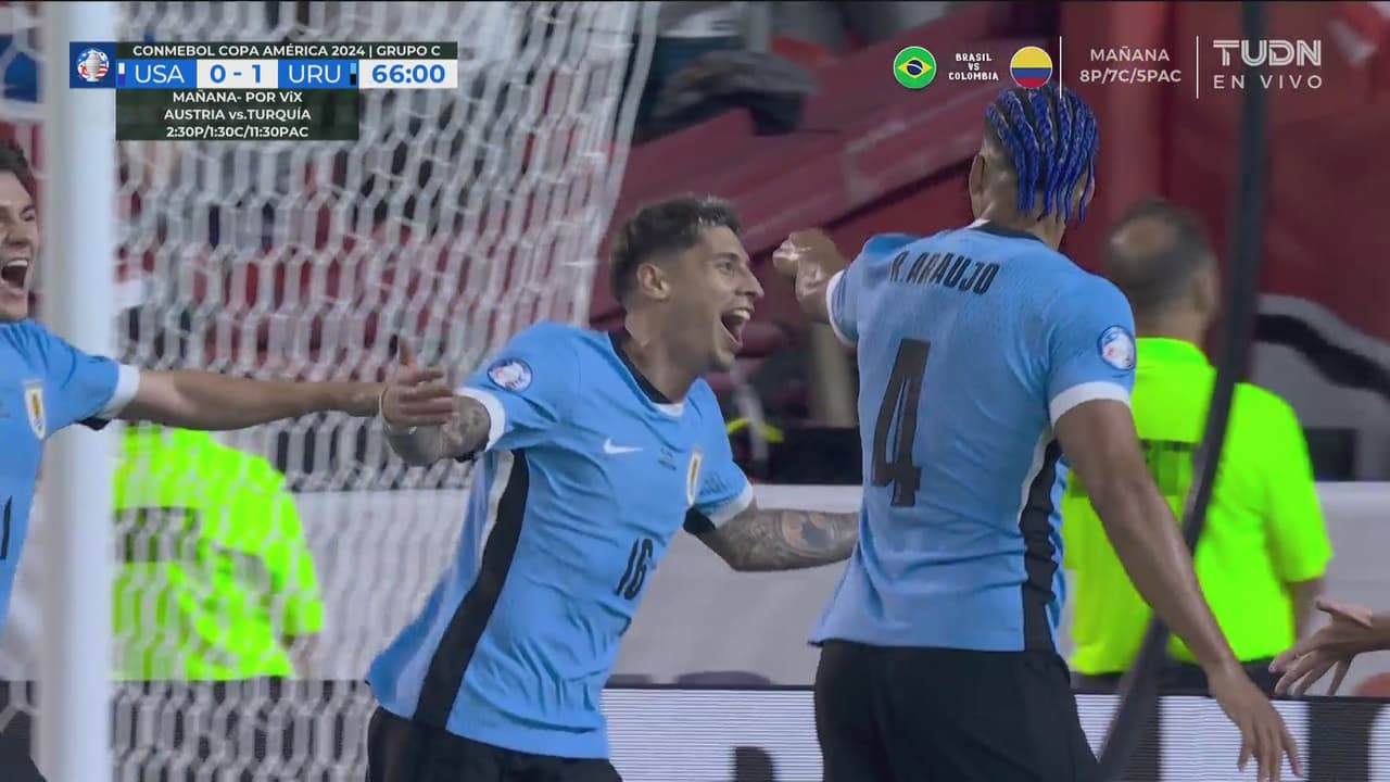 ¡Gol de Uruguay! Olivera adelanta a los charrúas con todo y revisión del VAR