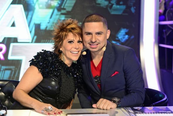 Fue en 2014 cuando Alejandra Guzmán y Larry Hernández participaron juntos en un programa de talento musical.