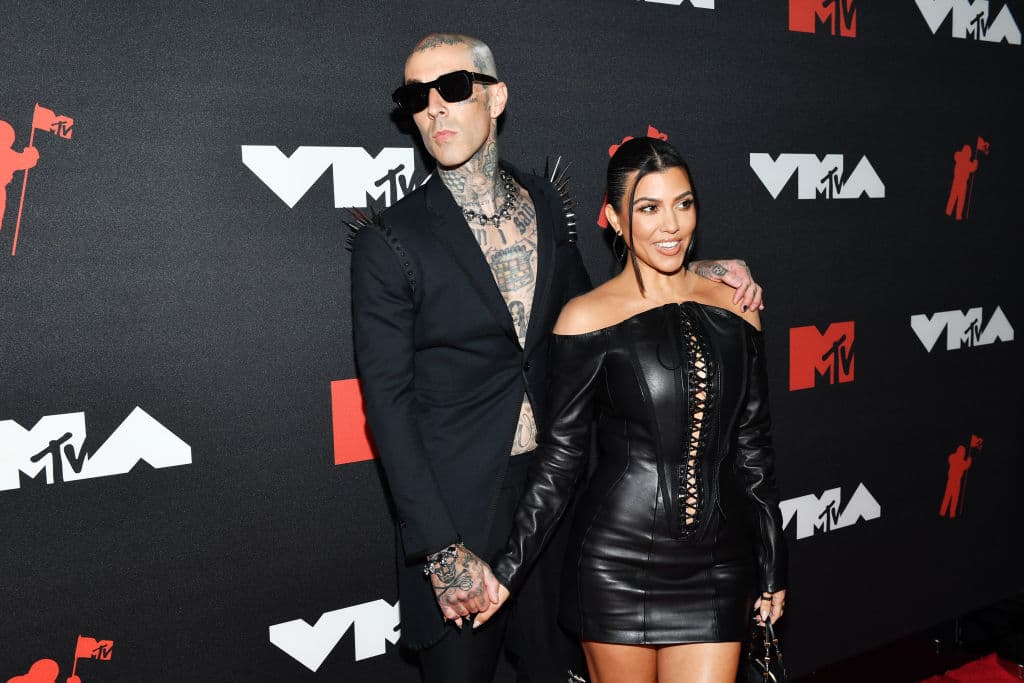 Travis Barker y Kourtney Kardashian