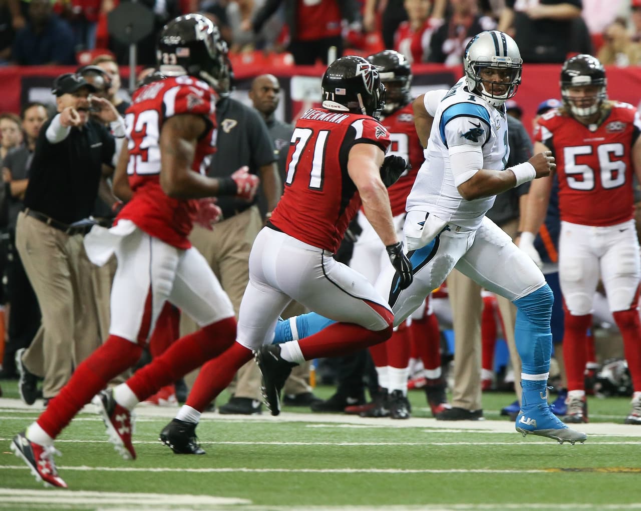 Atlanta privó a Carolina de temporada perfecta rumbo al Super Bowl