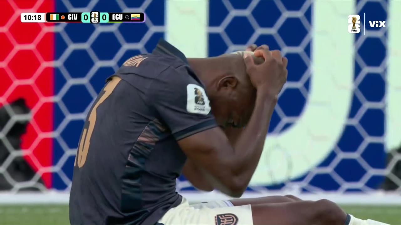 ¡No te puedo creer la falla de Enner Valencia vs. Costa de Marfil!