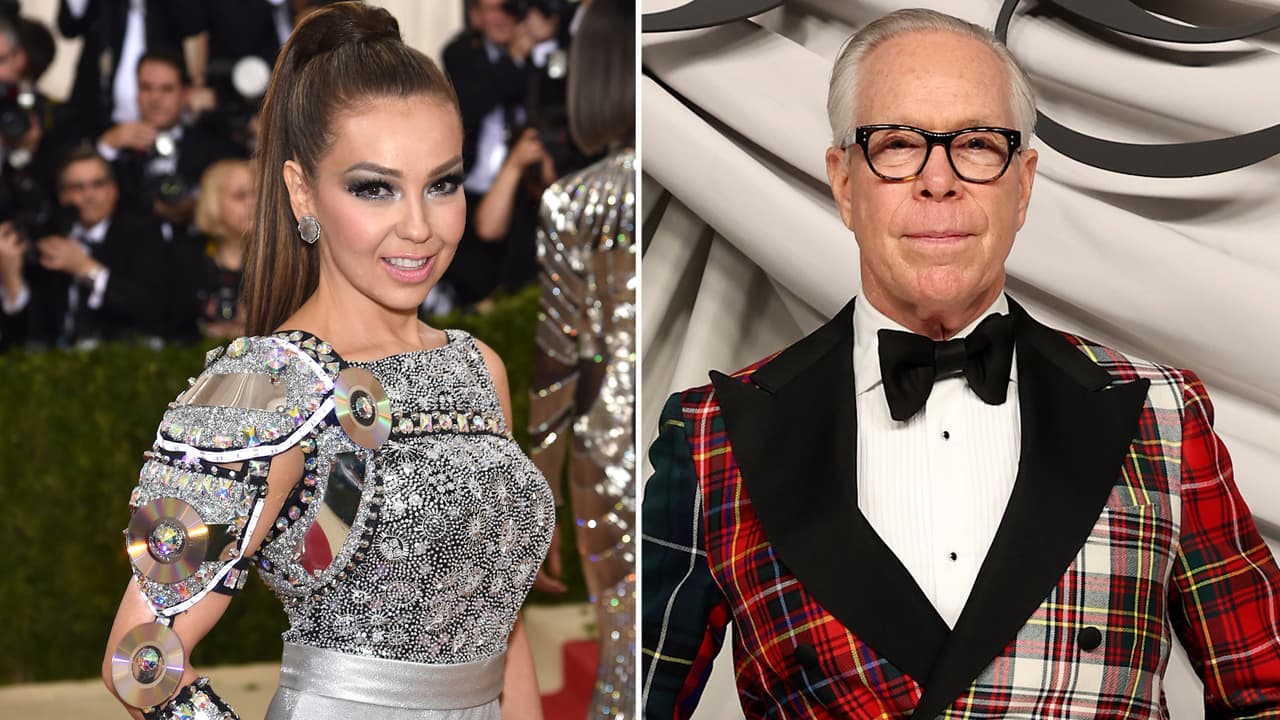 Thalía revela el reclamo que le hizo Tommy Hilfiger por polémico vestido que usó en la MET Gala 