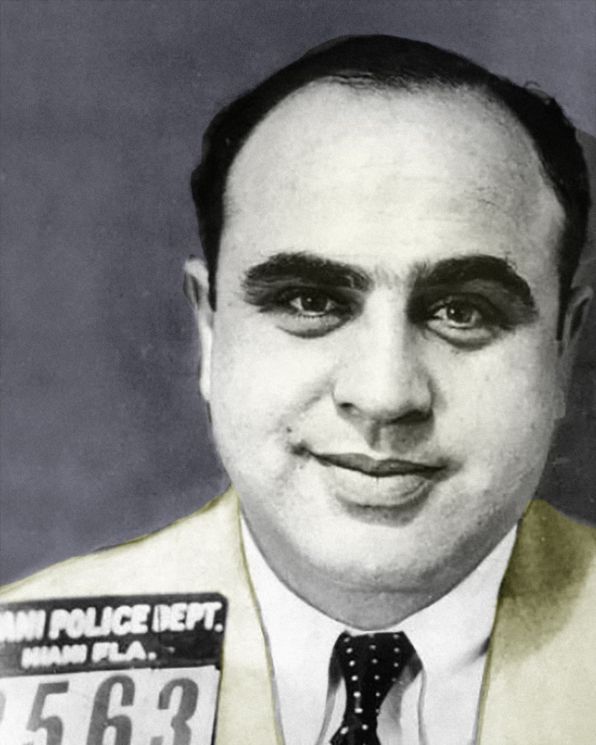 <b>Al Capone. </b>El más famoso de los capos estadounidenses comenzó muy joven en el mundo ilegal de Brooklyn, Nueva York, donde nació en 1899. A los 26 años lideraba el crimen en la ciudad de Chicago y entró en la lista de los más buscados del FBI. En una operación policial sin precedentes, Capone fue arrestado por evasión de impuestos. Pasó 11 años en Alcatraz y murió en su mansión de Miami Beach, Florida, en 1947.