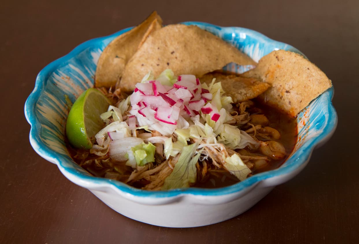 Un pozole típico
