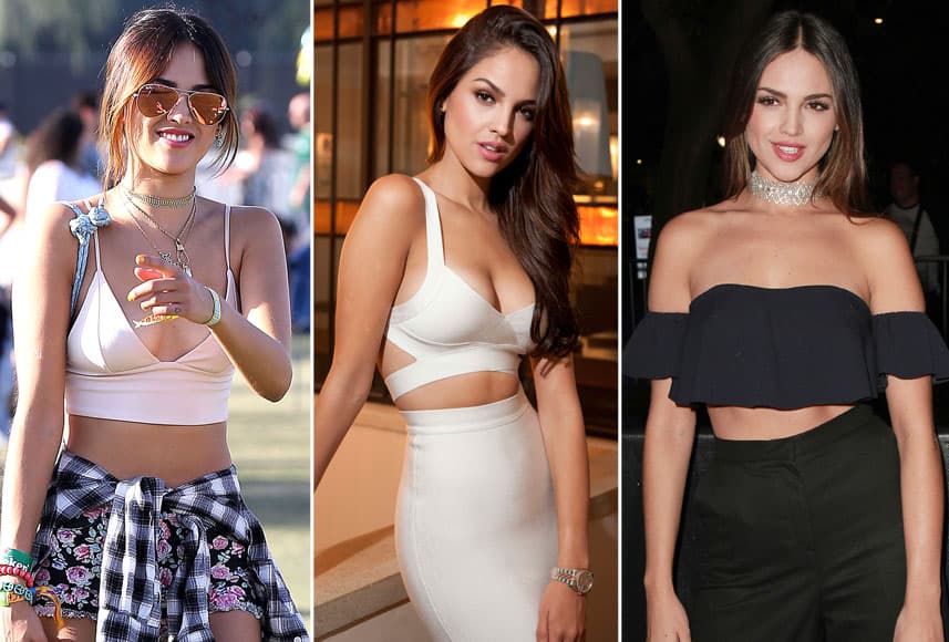 Si algo puede presumir Eiza González es su diminuta cintura.