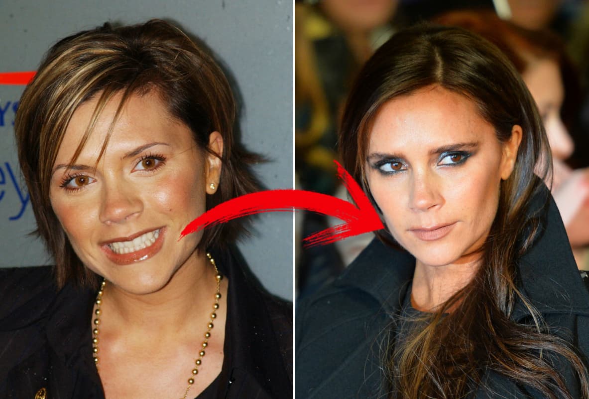 ¡Victoria Beckham es otra que se transformó! ¿Te gustaba más antes o después?