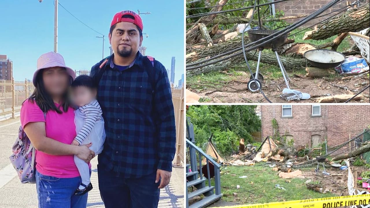 "Era un buen padre": Familiares de hispano que murió tras caerle un árbol encima en Nueva Jersey