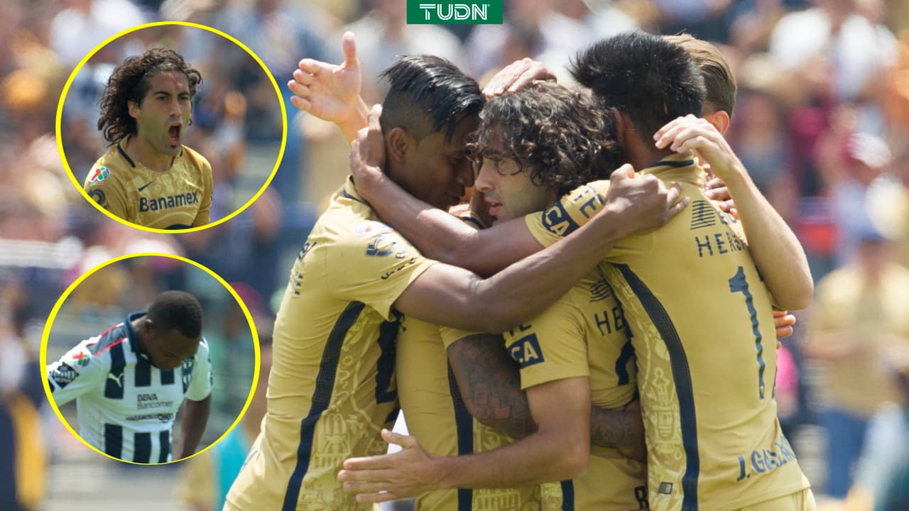 El día que Pumas se dio un festín ante Monterrey con Hat-Trick incluido 