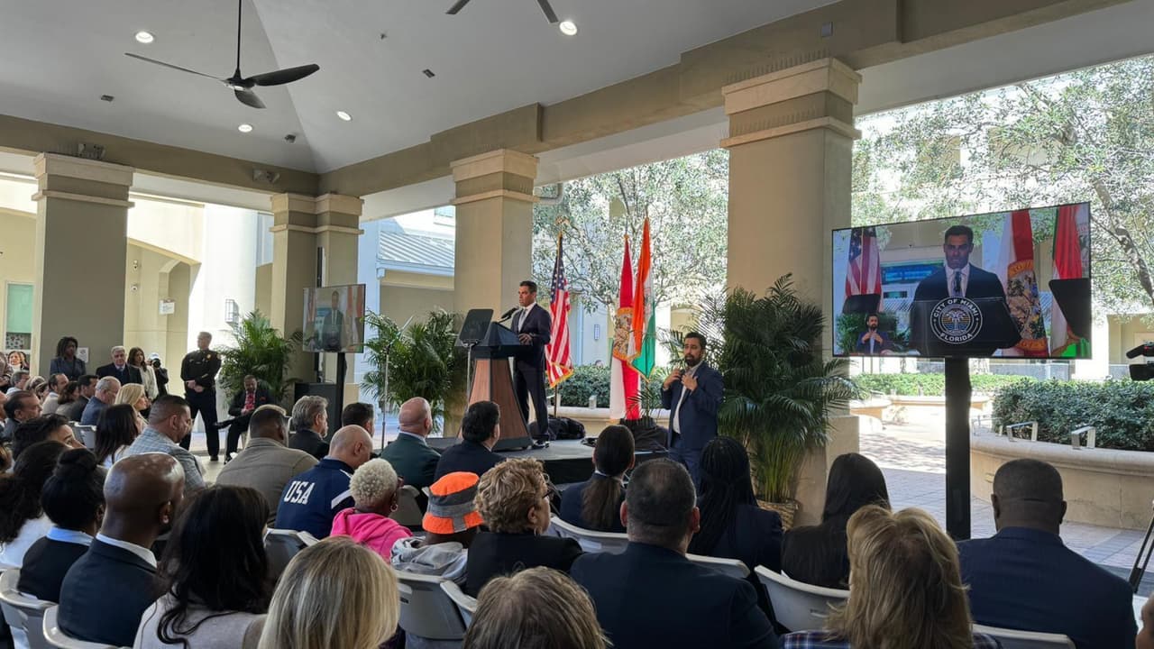 Alcalde de Miami, Francis Suárez, ofrece discurso sobre el estado de la ciudad