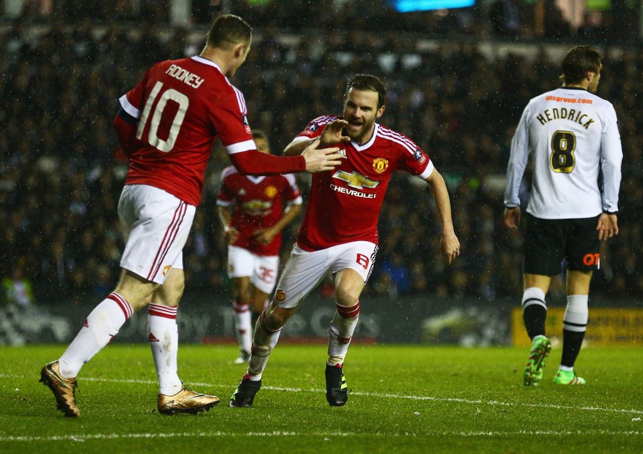 Manchester United goleó al Derby County y va a octavos de la FA Cup