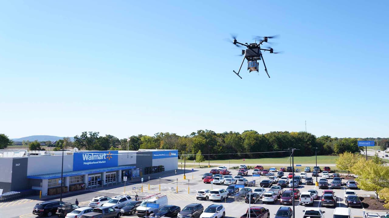 Los estados donde Walmart amplía la entrega con drones son Texas, Arkansas, Florida, Texas, Utah y Virginia.