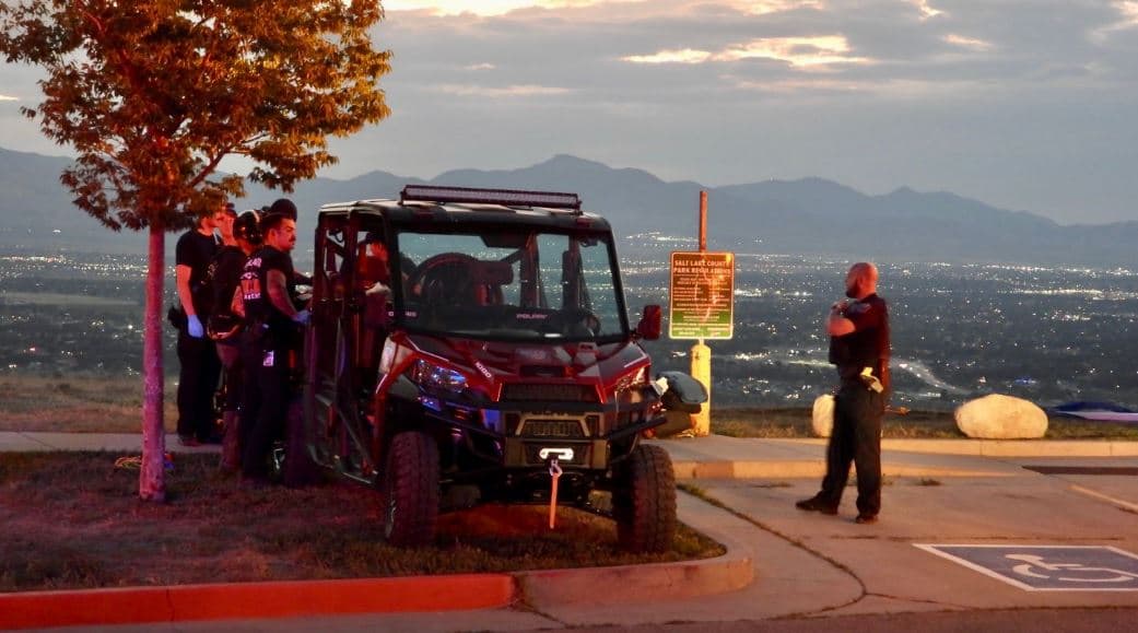 Cuando el equipo llegó al lugar se percataron que era un lugar de difícil acceso para rescatar a la persona.