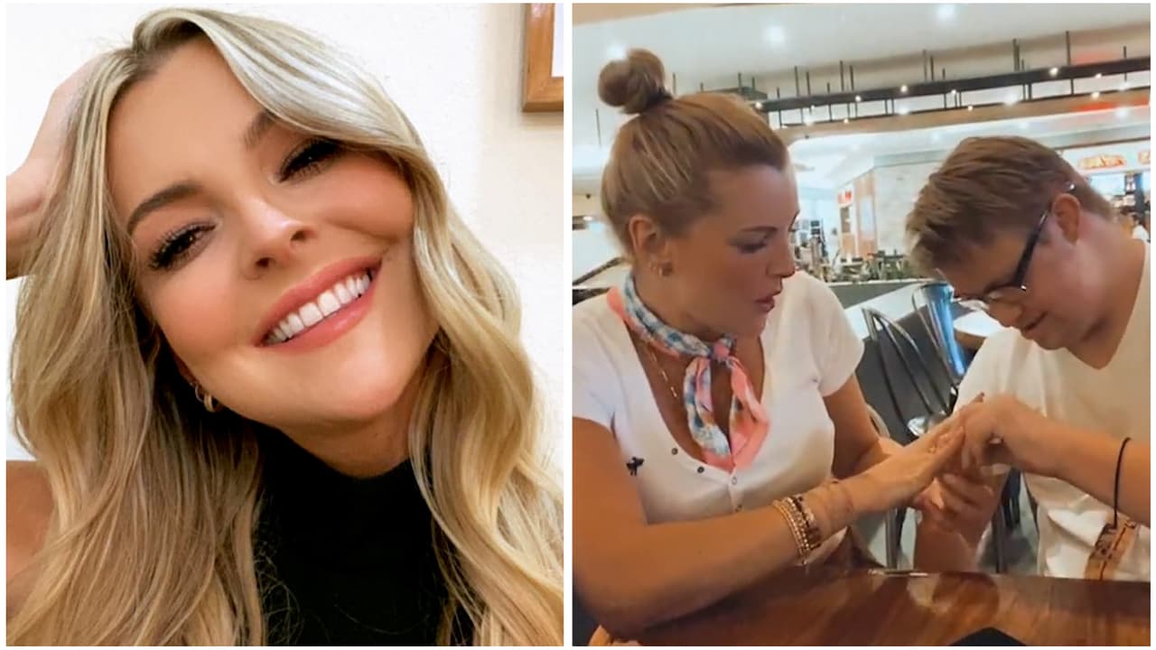 El hijo de Lety Calderón finalmente conoció a Marjorie de Sousa y hasta le entregó un anillo