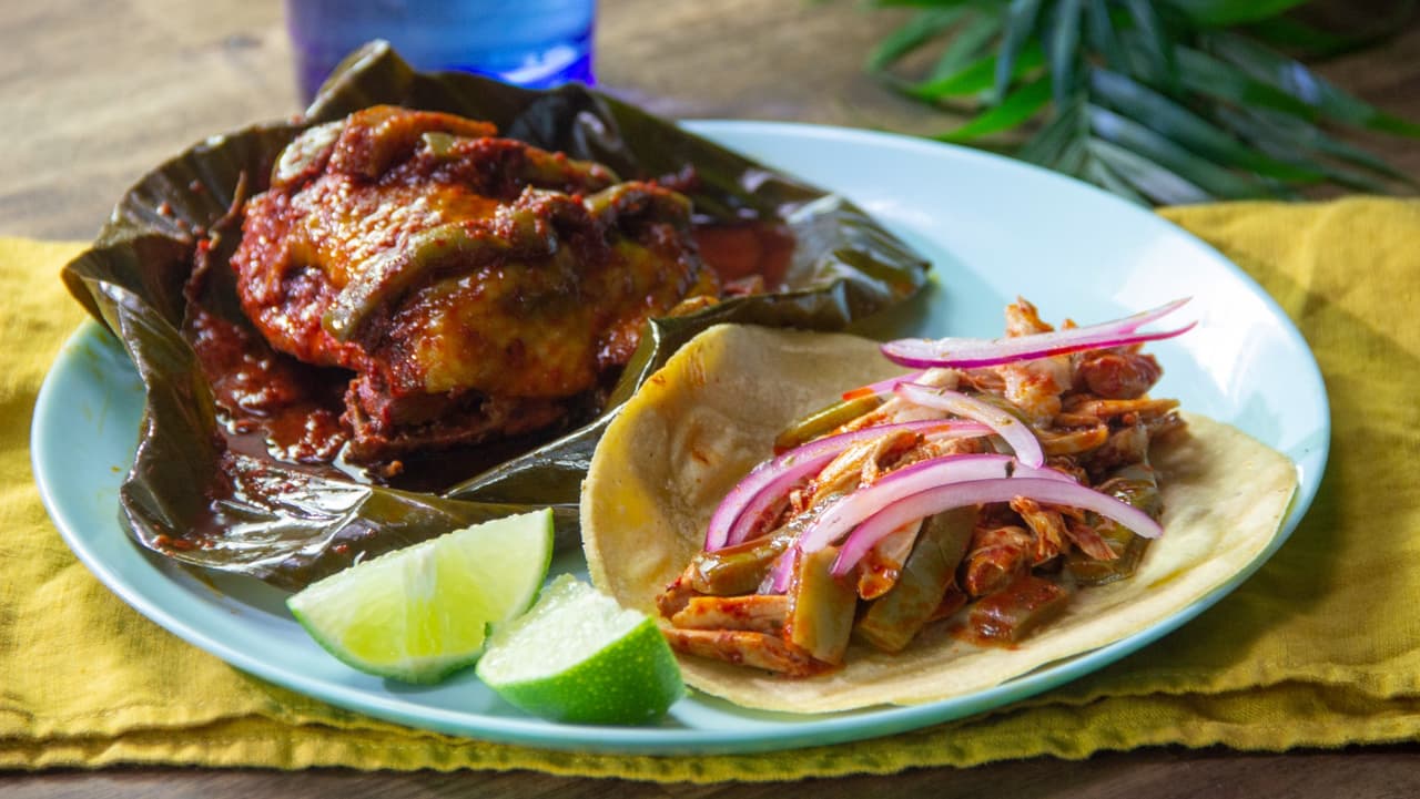 Mixiote de pollo ¡fácil y delicioso!