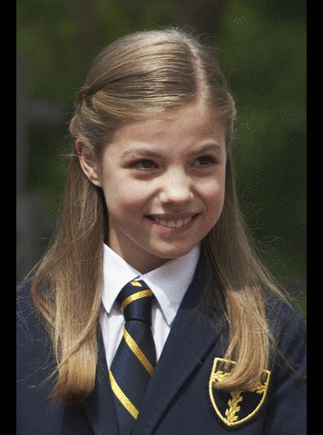 La infanta Sofía es la hija menor del rey Felipe VI y la reina Letizia.