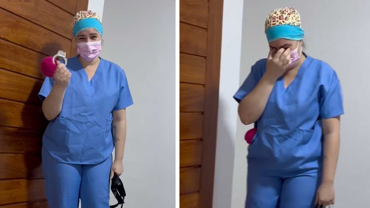 Pidió una 'enfermera sexy' y su esposa entendió otra cosa: su divertido error la volvió viral