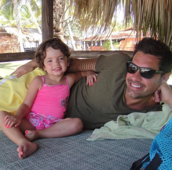 Cristobal Lander compartió esta tierna fotografía en la que recuerda a Oriana cuando era una hermosa bebé.