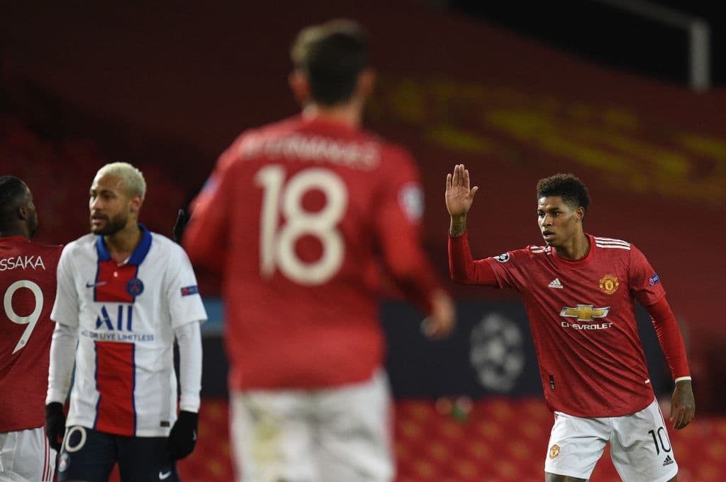 PSG derrotó al Manchester United con doblete de Neymar