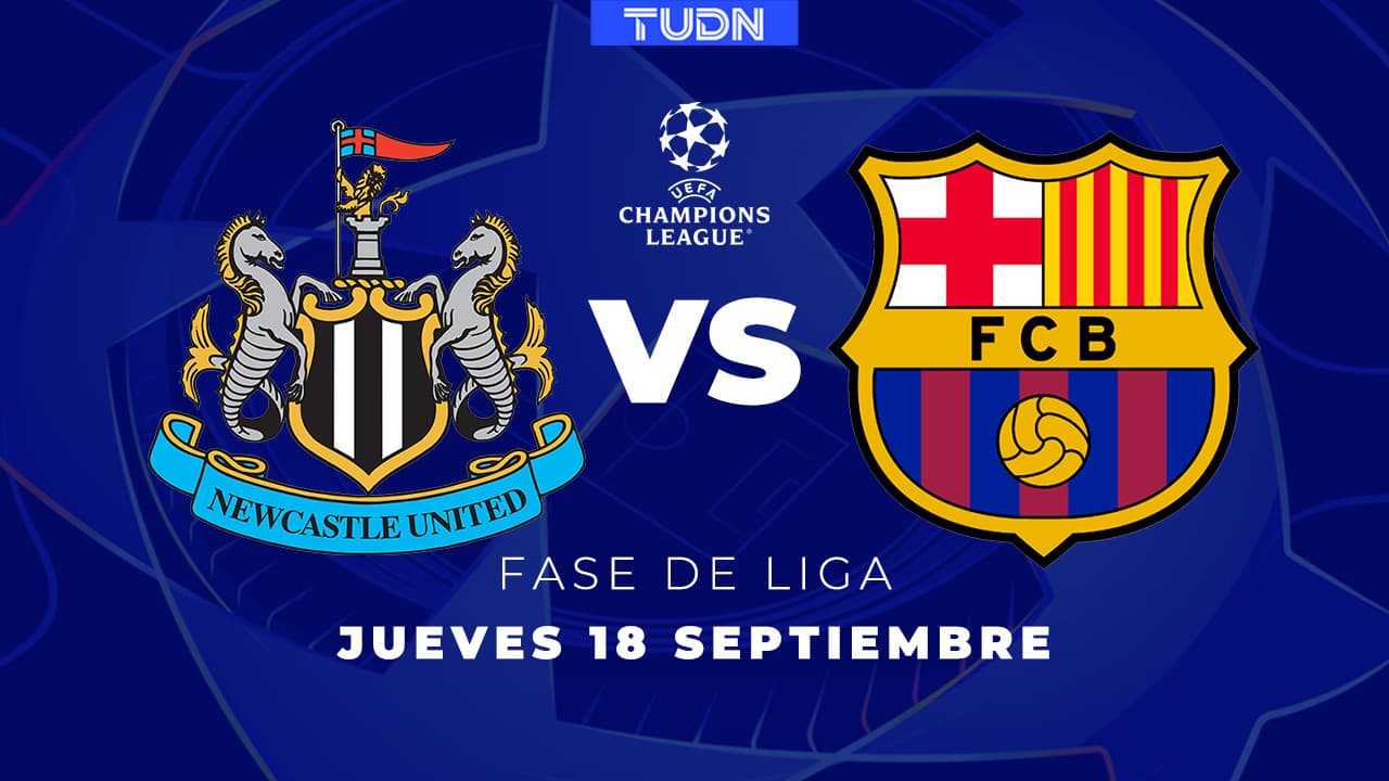 Un juegazo: Así podrás ver el Newcastle vs. Barça de la Champions League