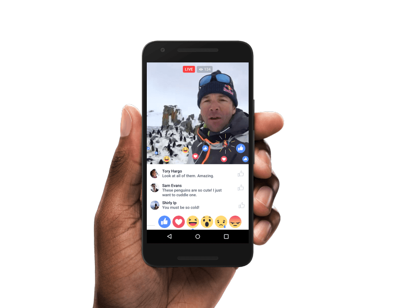 Facebook permitirá realizar videos en vivo, en grupos y eventos.
