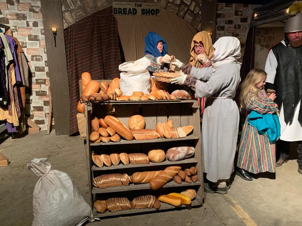 Escena del Nacimiento en Riverdale.