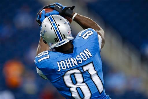Calvin Johnson, tan bueno como siempre para los Detroit Lions