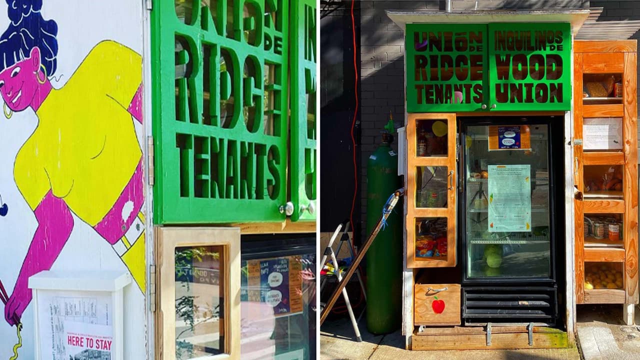 Una nevera comunitaria alimenta la lucha contra la gentrificación en un barrio de Queens