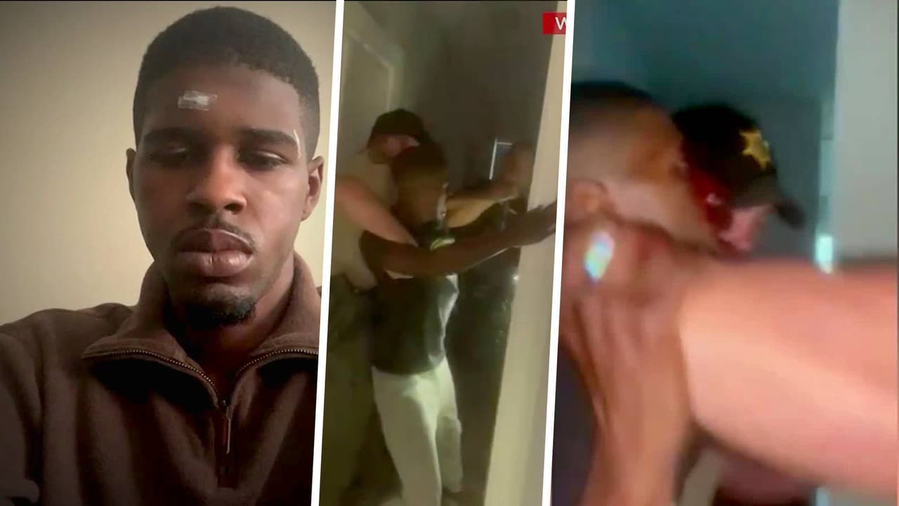 Momentos dramáticos: afroamericano es arrestado violentamente por dos policías en su hogar