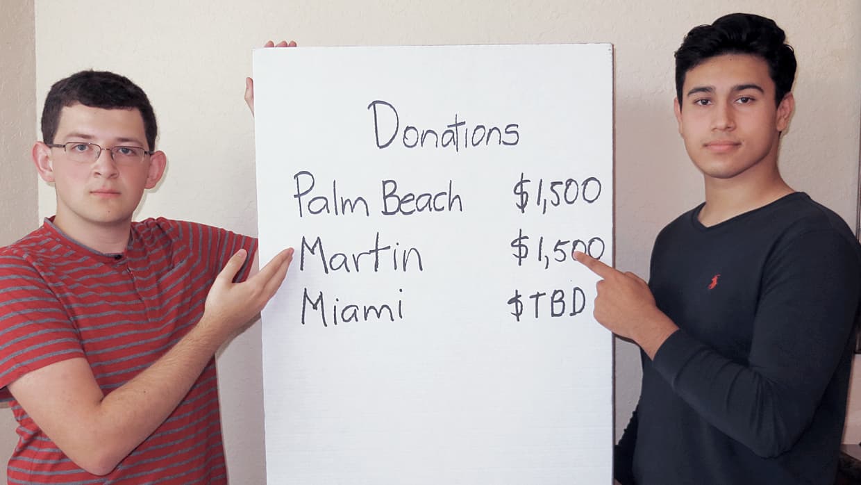 “Pensamos que cada niño merece tener un buen almuerzo", dice Christian Cordon-Cano (derecha).