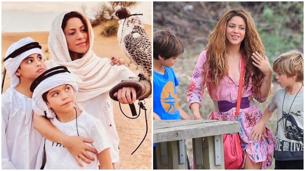 Se revela el oculto lugar al que Shakira se fue con sus hijos antes de llegar a Miami