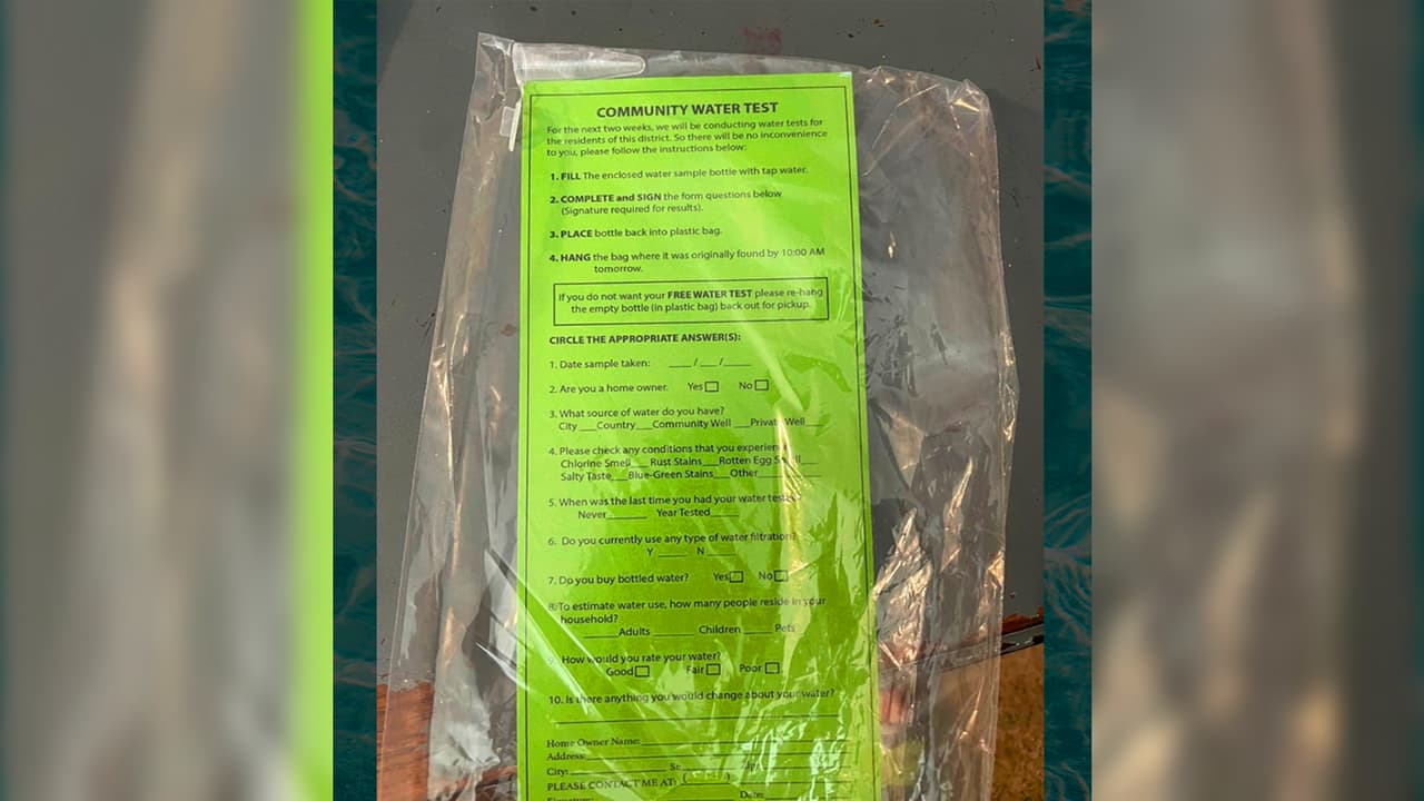 Advierten a residentes de Deer Park sobre “pruebas de agua” de una compañía desconocida