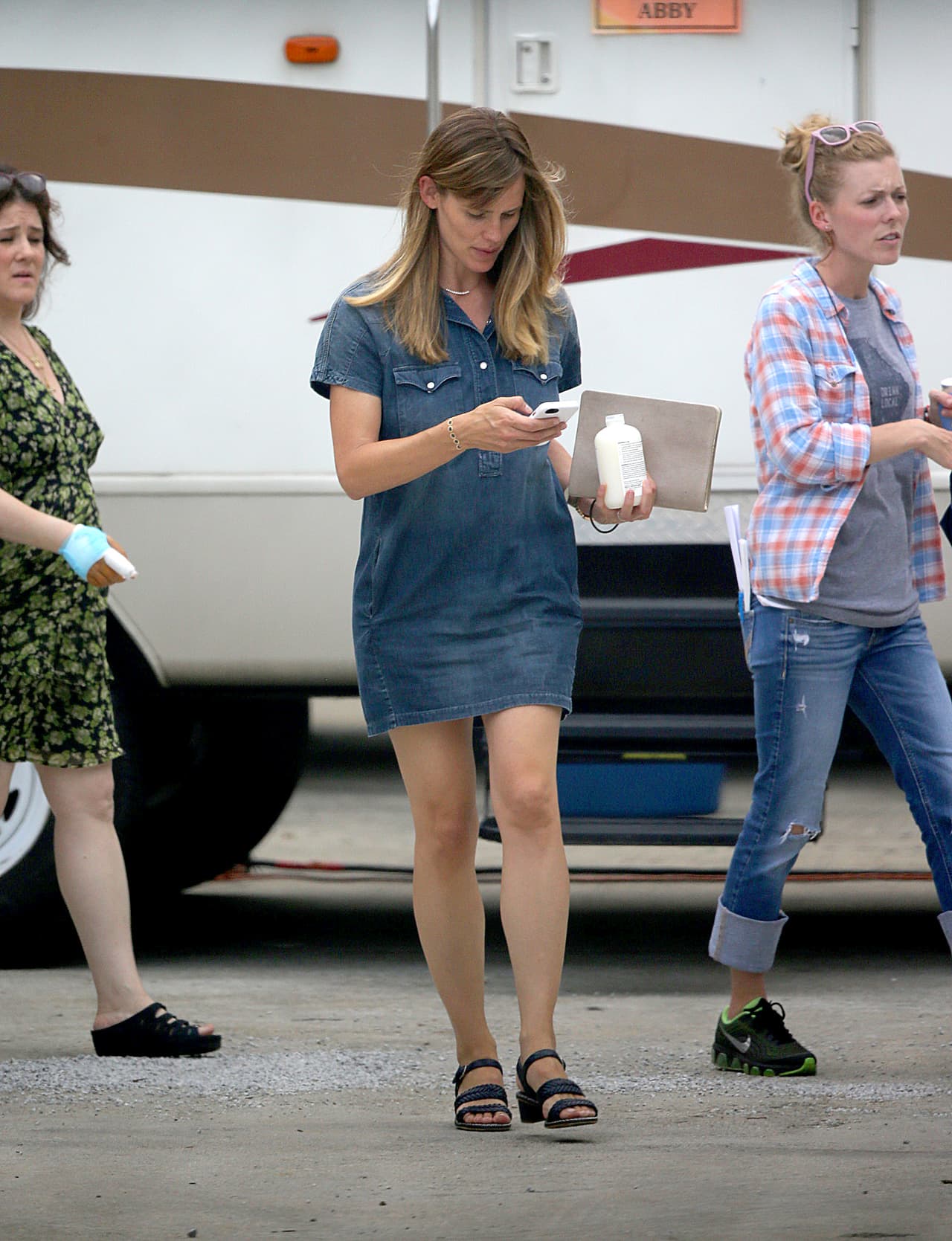 Las cámaras también han capatdo a Jennifer.