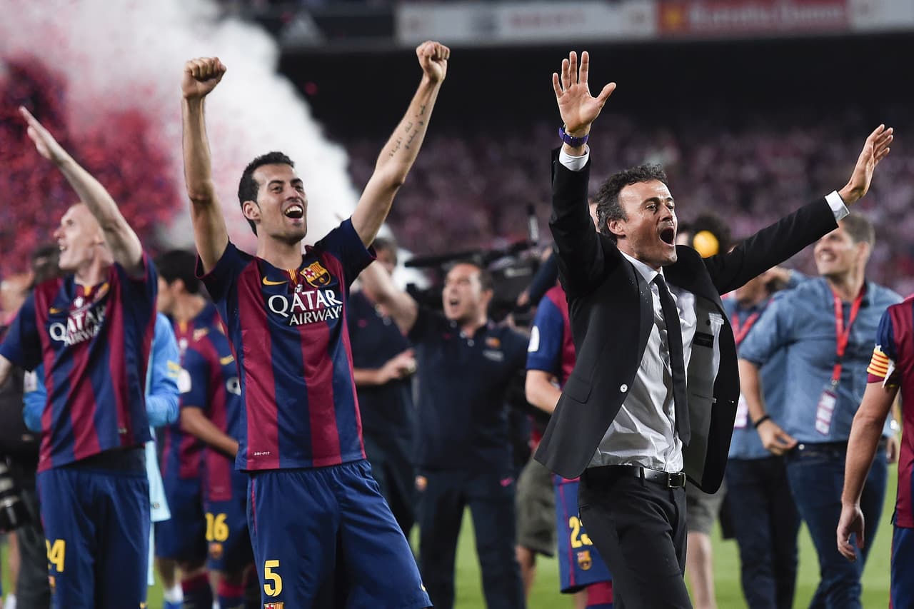 Las anotaciones del equipo de Luis Enrique en este triunfo fueron de Jordi Alba y Neymar.