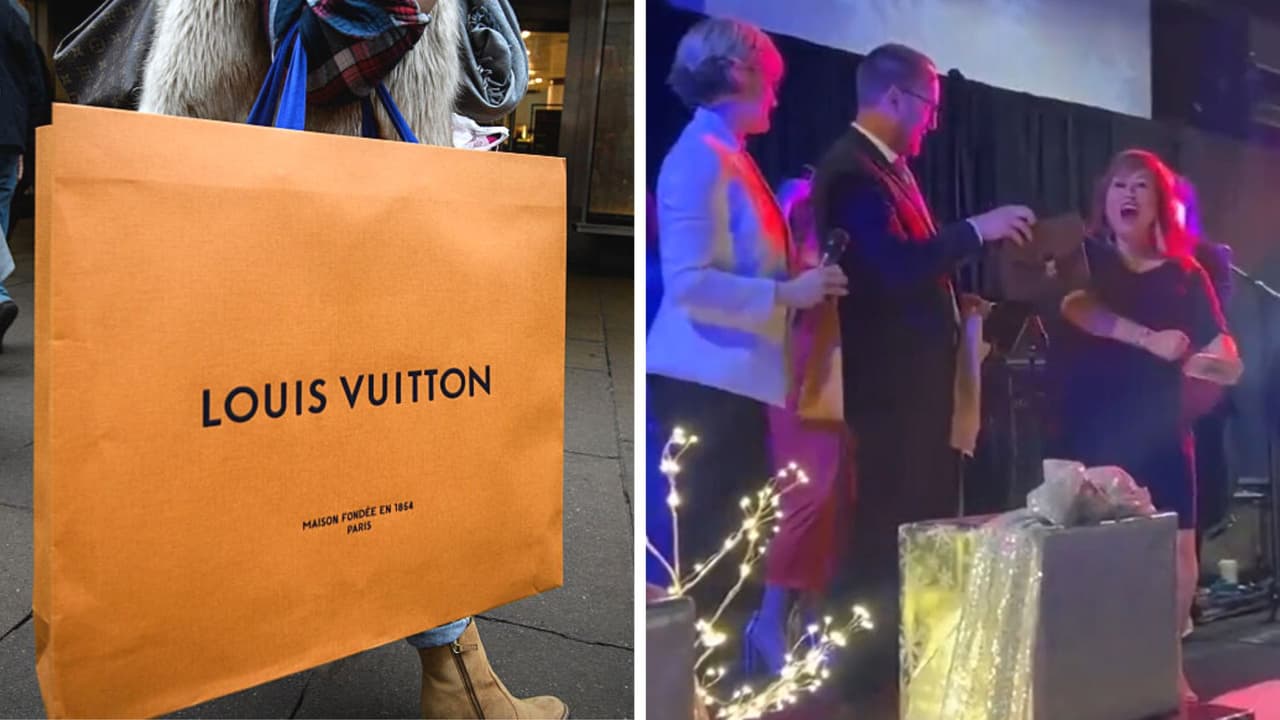 Empresa rifa bolsas de lujo en su posada y genera envidia en redes: fueron marca Louis Vuitton