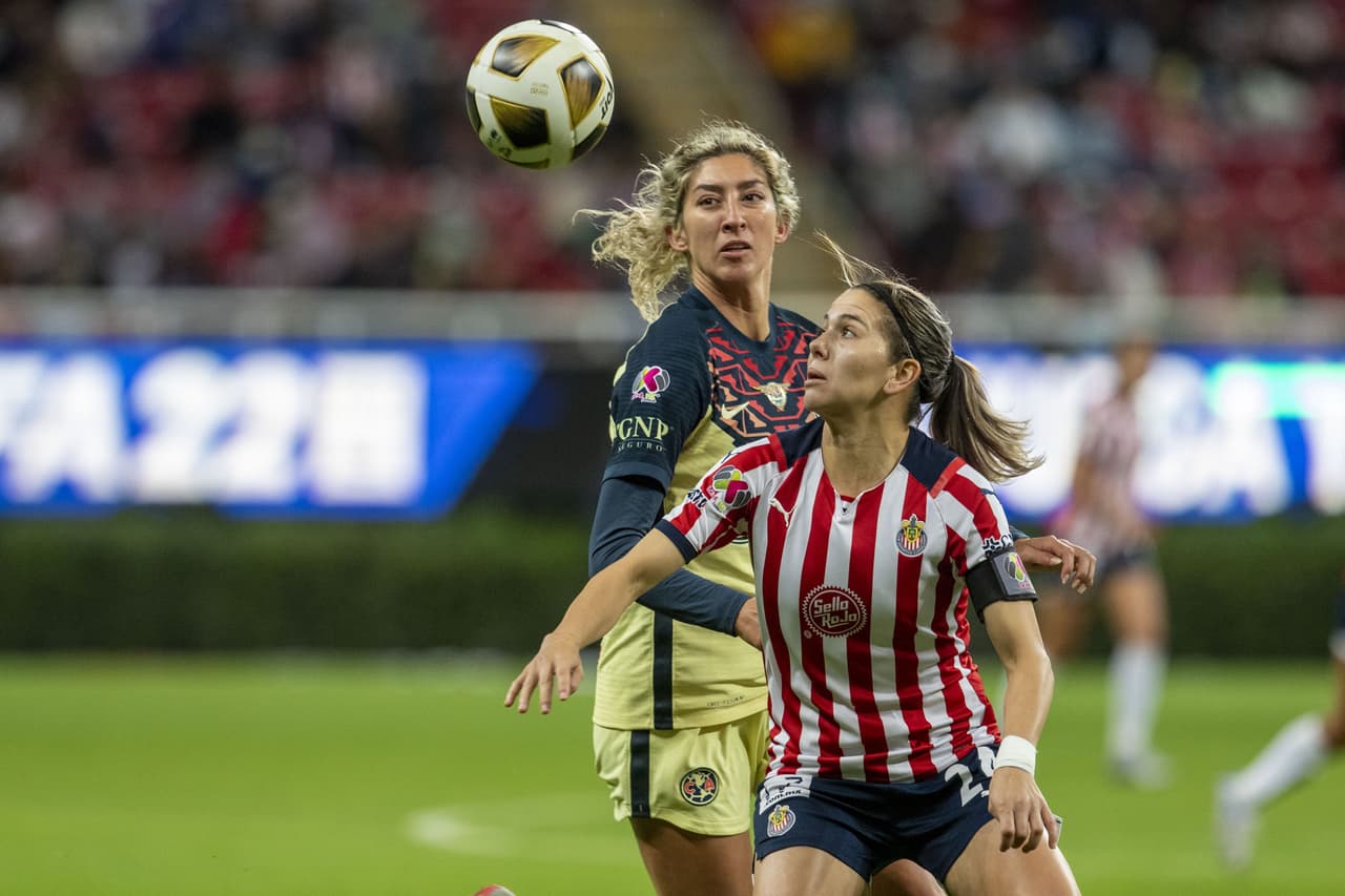 during the game Guadalajara vs America, corresponding to Quarterfinal second leg round match of Torneo Apertura Grita Mexico A21 of the Liga BBVA MX Femenil, at Akron Stadium, on December 06, 2021. 
<br>
<br> durante el partido Guadalajara vs America, correspondiente al partido de vuelta de Cuartos de Final del Torneo Apertura Grita Mexico A21 de la Liga BBVA MX Femenil, en el Estadio Akron, el 06 de diciembre de 2021.