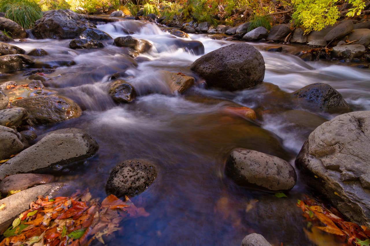 <b>Arizona. </b>
<br>
<br>El
<b>Graddhopper Point</b> está ubicado en las afueras de Sedona, Arizona, justo en la base de Oak Creek Canyon, donde hay un gran hoyo para nadar junto al acantilado. Es muy popular entre nadadores y excursionistas. El hoyo para nadar está sombreado y fresco, un buen respiro del calor del verano. Pero hay que estar atentos porque la piscina tiene diferentes profundidades, rocas ocultas y objetos imprevistos que pueden ser peligrosos.
<br>
