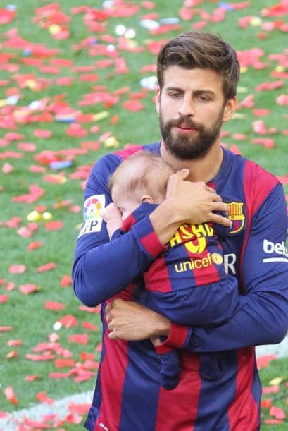 Con Sasha en brazos.