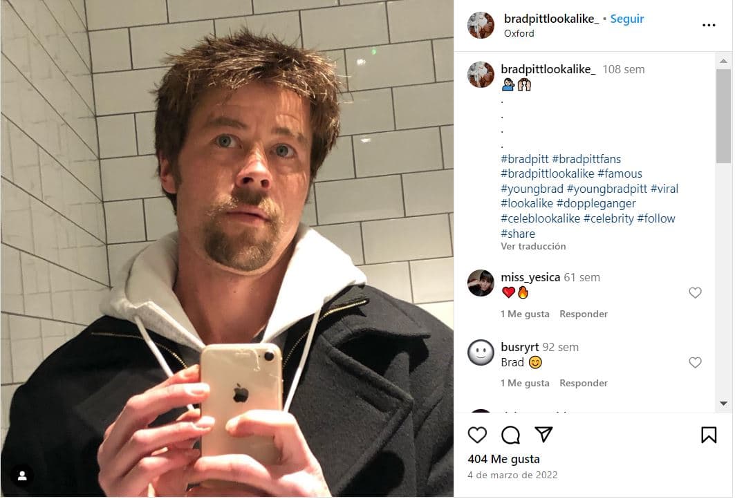 El doble de Brad Pitt
