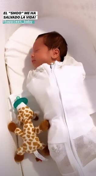 Andrea estaba feliz de poder cuidar a su pequeño en la comodidad de su hogar.