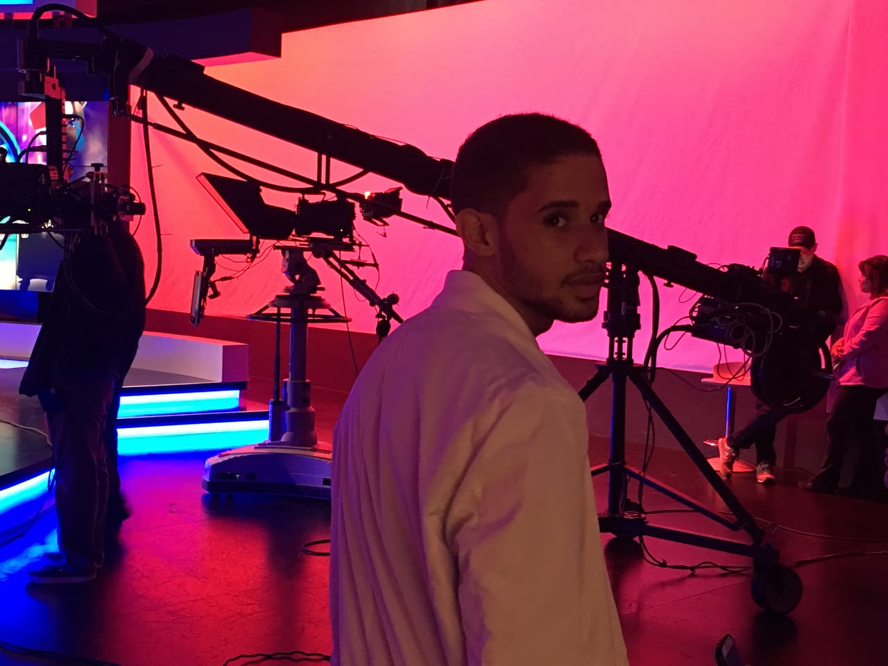 Patricia y José compartieron con los exparticipantes de la primera edición de La Banda, Joshua, Jaime y Sebastián, entre otros invitados en la primera grabación del programa.